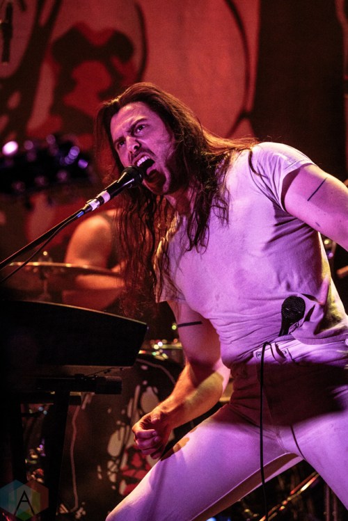 TORONTO, ONTARIO - OCTOBER 17: ANDREW W.K. performs at The Opera House in Toronto on October 17, 2017. (Photo: David McDonald/Aesthetic Magazine)
