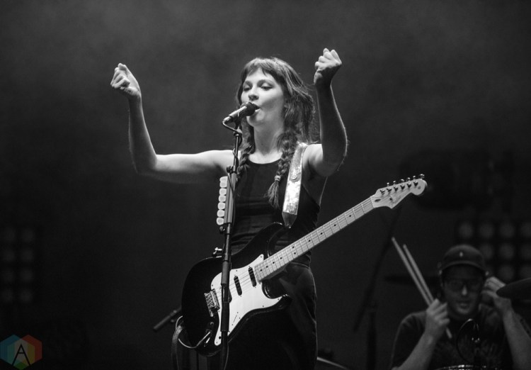 LOS ANGELES, CA - OCTOBER 29: Cherry Glazerr performs at The Wiltern in Los Angeles on October 29, 2017. (Photo: Amanda Witt/Aesthetic Magazine)