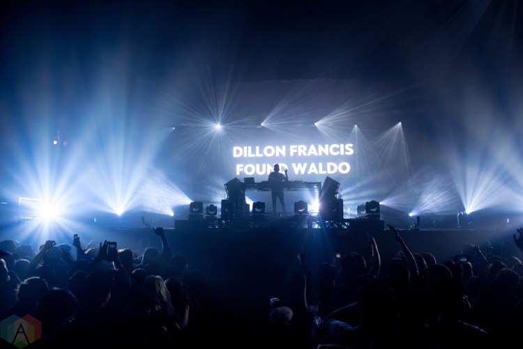 CHICAGO, IL - OCTOBER 28: Dillon Francis performs at Aragon Ballroom in Chicago on October 28, 2017. (Photo: Charles Yamabe/Aesthetic Magazine)