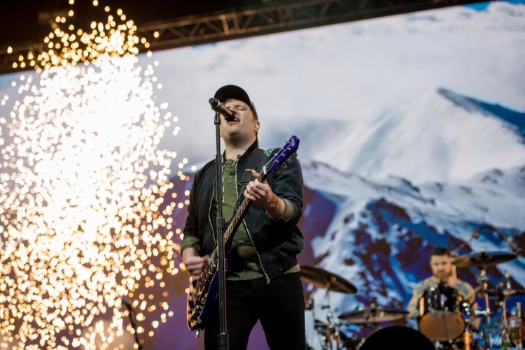 TORONTO, ON - OCTOBER 25: Fall Out Boy performs at Air Canada Centre in Toronto on October 25, 2017. (Photo: Joanna Glezakos/Aesthetic Magazine)