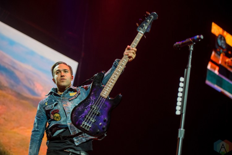 TORONTO, ON - OCTOBER 25: Fall Out Boy performs at Air Canada Centre in Toronto on October 25, 2017. (Photo: Joanna Glezakos/Aesthetic Magazine)