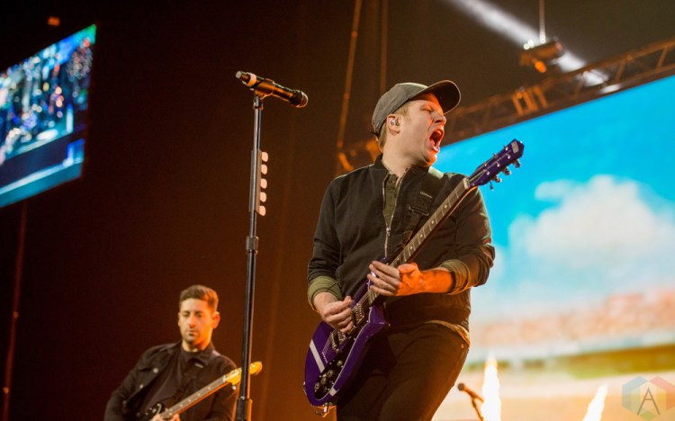 TORONTO, ON - OCTOBER 25: Fall Out Boy performs at Air Canada Centre in Toronto on October 25, 2017. (Photo: Joanna Glezakos/Aesthetic Magazine)