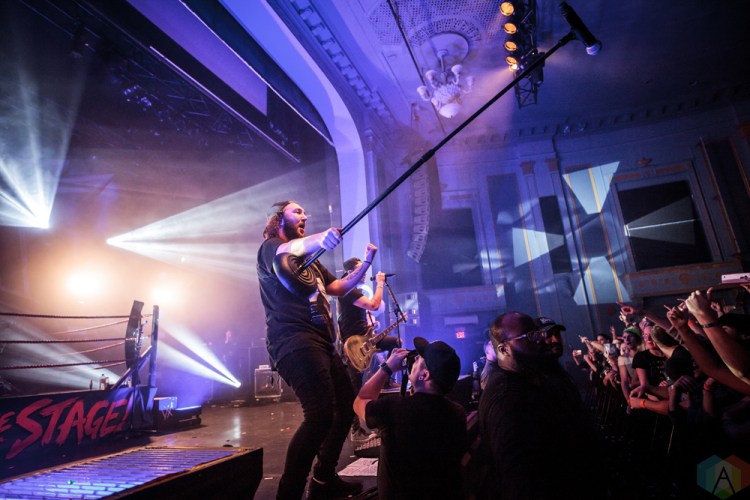 TORONTO, ONTARIO - OCTOBER 15: I Prevail performs at Danforth Music Hall in Toronto on October 15, 2017. (Photo: David McDonald/Aesthetic Magazine)