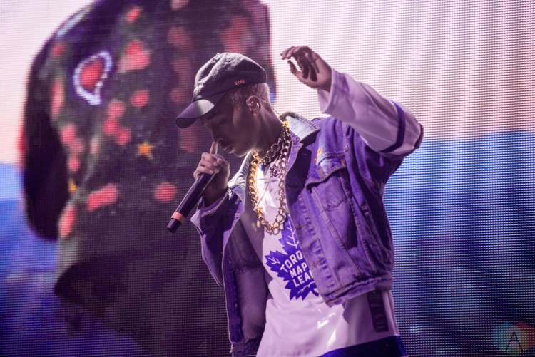 TORONTO, ON - OCTOBER 25: Jaden Smith performs at Air Canada Centre in Toronto on October 25, 2017. (Photo: Joanna Glezakos/Aesthetic Magazine)