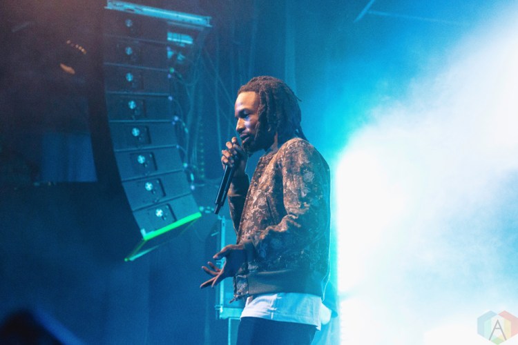 TORONTO, ON - OCTOBER 21: Jazz Cartier performs at Phoenix Concert Theatre in Toronto on October 21, 2017. (Photo: Anton Mak/Aesthetic Magazine)