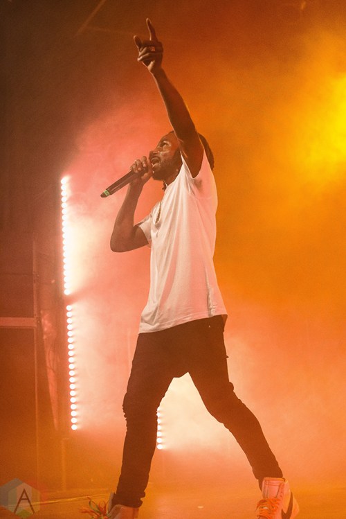 TORONTO, ON - OCTOBER 21: Jazz Cartier performs at Phoenix Concert Theatre in Toronto on October 21, 2017. (Photo: Anton Mak/Aesthetic Magazine)