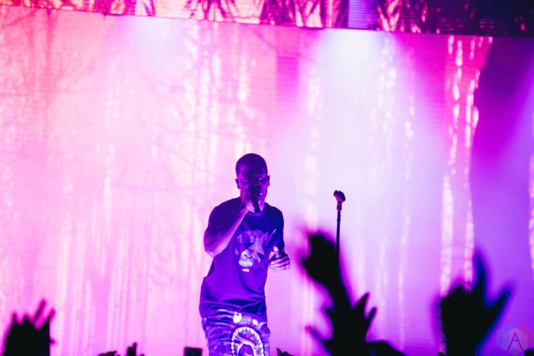 Kid Cudi performs at Rebel in Toronto on October 4, 2017. (Photo: Stephan Ordonez/Aesthetic Magazine)