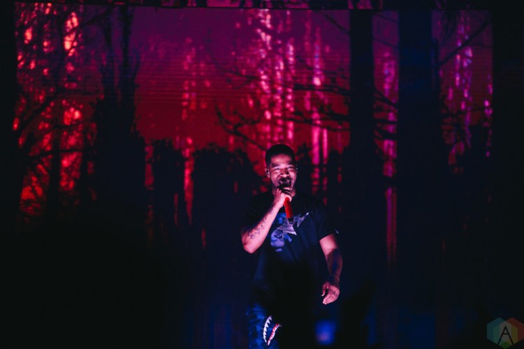 Kid Cudi performs at Rebel in Toronto on October 4, 2017. (Photo: Stephan Ordonez/Aesthetic Magazine)