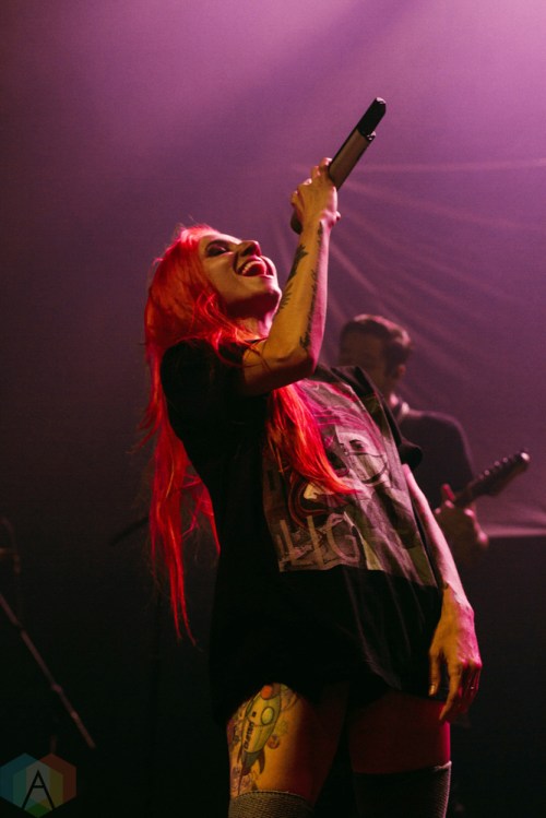 CHICAGO, IL - OCTOBER 22: Lights performs at Riviera Theatre in Chicago on October 22, 2017. (Photo: Kris Cortes/Aesthetic Magazine)