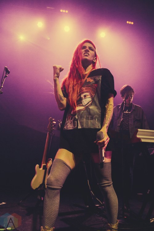 CHICAGO, IL - OCTOBER 22: Lights performs at Riviera Theatre in Chicago on October 22, 2017. (Photo: Kris Cortes/Aesthetic Magazine)