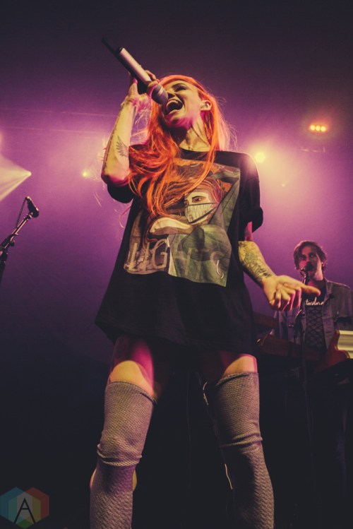 CHICAGO, IL - OCTOBER 22: Lights performs at Riviera Theatre in Chicago on October 22, 2017. (Photo: Kris Cortes/Aesthetic Magazine)