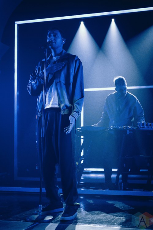 TORONTO, ON - OCTOBER 19: Majid Jordan performs at The Great Hall in Toronto on October 19, 2017. (Photo: Anton Mak/Aesthetic Magazine)