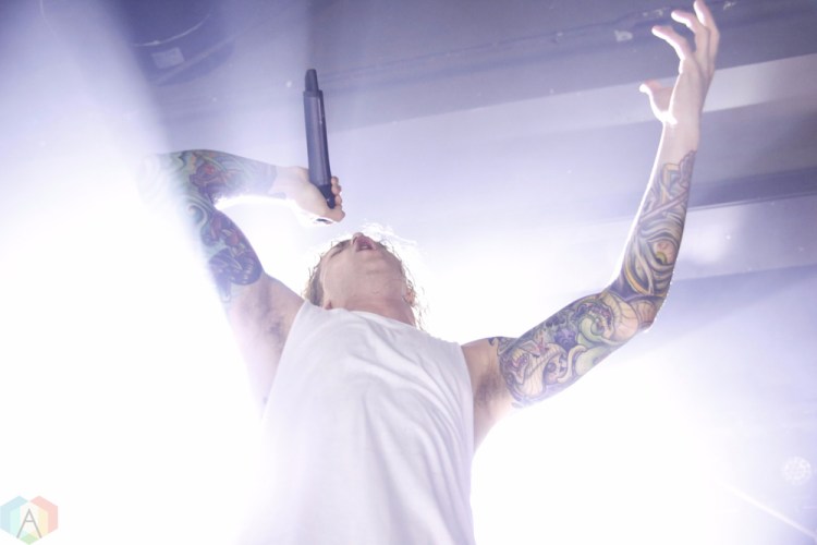 Miss May I performs at Wonder Ballroom in Portland on October 4, 2017. (Photo: Krystyn Bristol/Aesthetic Magazine)