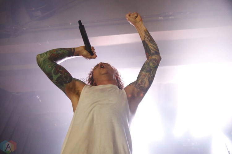 Miss May I performs at Wonder Ballroom in Portland on October 4, 2017. (Photo: Krystyn Bristol/Aesthetic Magazine)