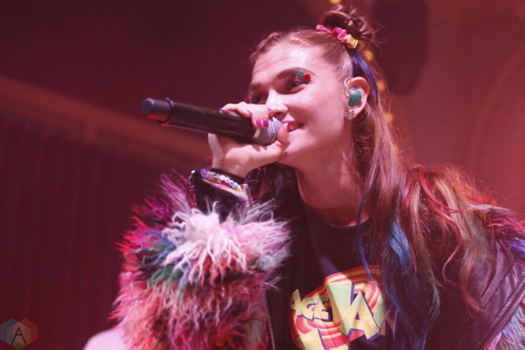 Misterwives performs at Crystal Ballroom in Portland, Oregon on October 6, 2017. (Photo: Krystyn Bristol/Aesthetic Magazine)