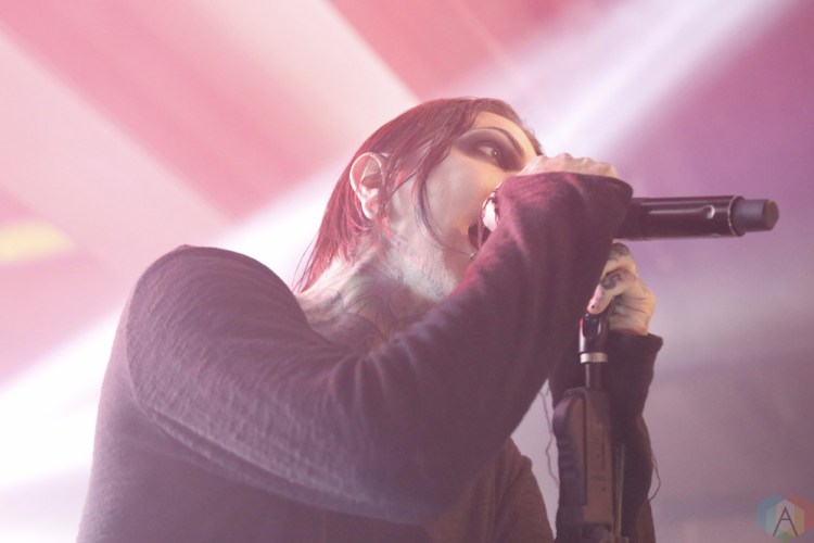 Motionless In White performs at Wonder Ballroom in Portland on October 4, 2017. (Photo: Krystyn Bristol/Aesthetic Magazine)