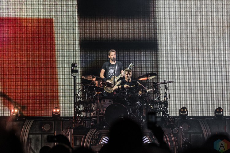 Nickelback performs at Rogers Arena in Vancouver on October 1, 2017. (Photo: Quinn Middleton/Aesthetic Magazine)