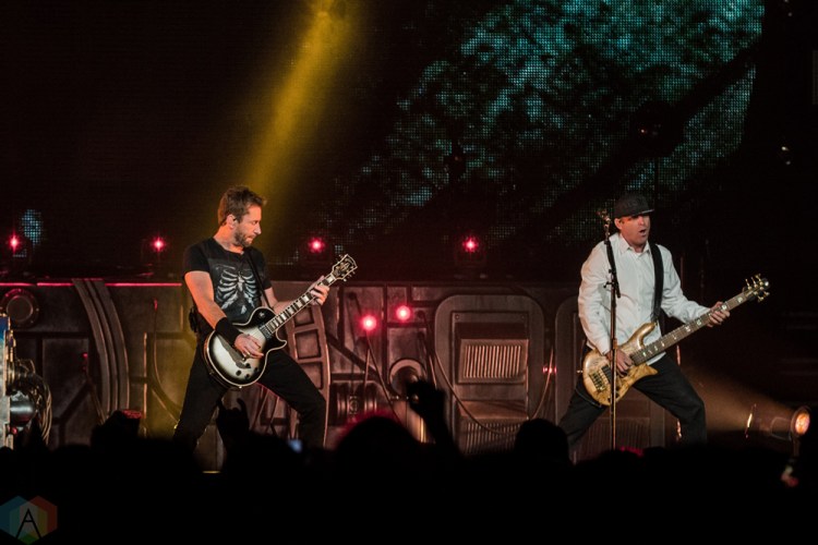 Nickelback performs at Rogers Arena in Vancouver on October 1, 2017. (Photo: Quinn Middleton/Aesthetic Magazine)