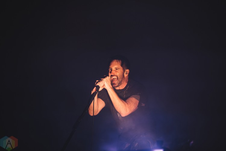 SACRAMENTO, CA - OCTOBER 21: Nine Inch Nails performs at Aftershock Festival in Sacramento, CA on October 21, 2017. (Photo: Kyle Simmons/Aesthetic Magazine)