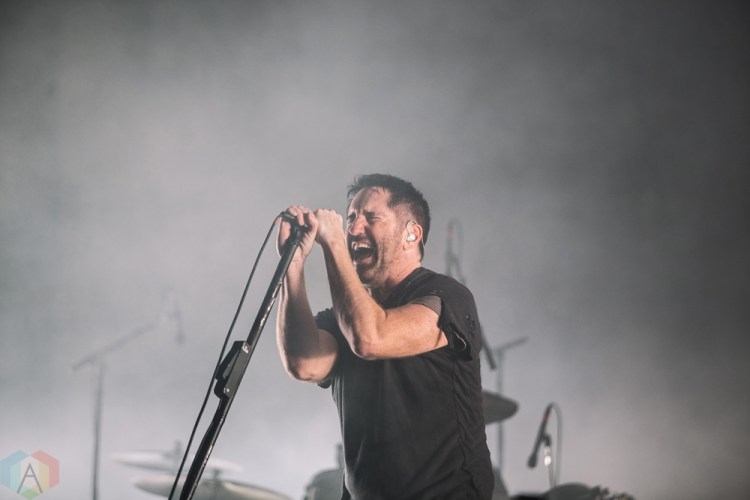 SACRAMENTO, CA - OCTOBER 21: Nine Inch Nails performs at Aftershock Festival in Sacramento, CA on October 21, 2017. (Photo: Kyle Simmons/Aesthetic Magazine)