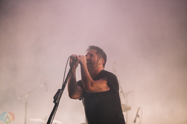 SACRAMENTO, CA - OCTOBER 21: Nine Inch Nails performs at Aftershock Festival in Sacramento, CA on October 21, 2017. (Photo: Kyle Simmons/Aesthetic Magazine)