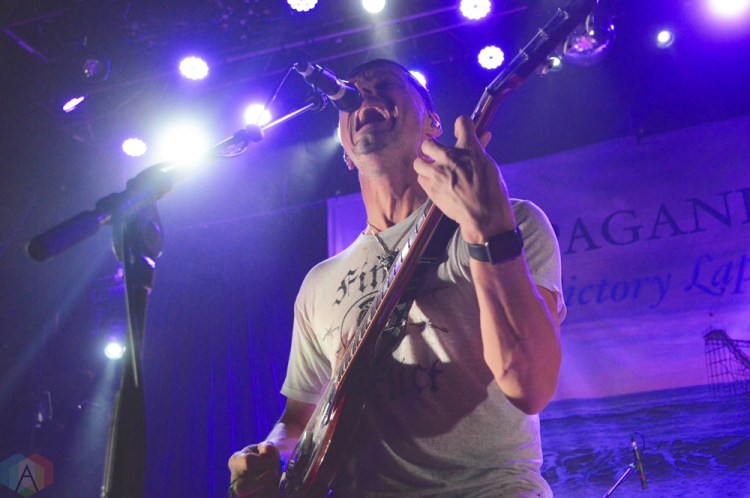 TORONTO, ONTARIO - OCTOBER 11: Propagandhi performs at The Opera House in Toronto on October 11, 2017. (Photo: Justin Roth/Aesthetic Magazine)
