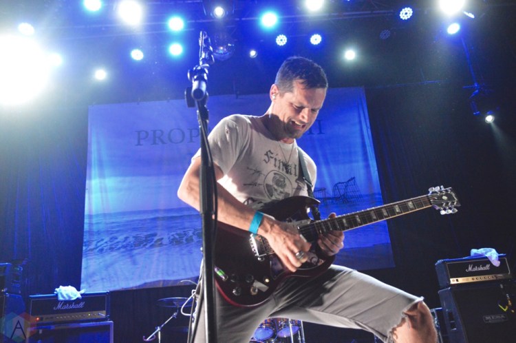 TORONTO, ONTARIO - OCTOBER 11: Propagandhi performs at The Opera House in Toronto on October 11, 2017. (Photo: Justin Roth/Aesthetic Magazine)