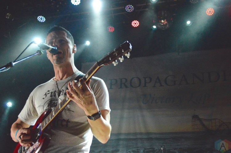 TORONTO, ONTARIO - OCTOBER 11: Propagandhi performs at The Opera House in Toronto on October 11, 2017. (Photo: Justin Roth/Aesthetic Magazine)