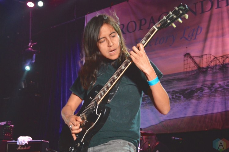 TORONTO, ONTARIO - OCTOBER 11: Propagandhi performs at The Opera House in Toronto on October 11, 2017. (Photo: Justin Roth/Aesthetic Magazine)
