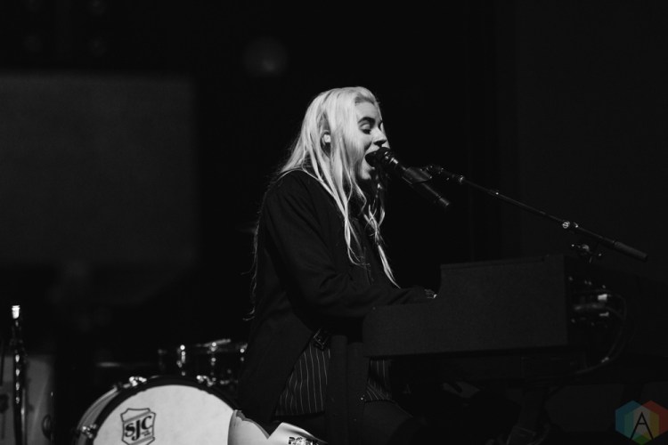 CHICAGO, IL - OCTOBER 22: PVRIS performs at Riviera Theatre in Chicago on October 22, 2017. (Photo: Kris Cortes/Aesthetic Magazine)