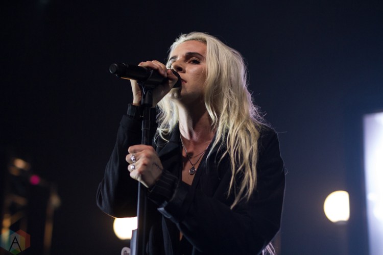 CHICAGO, IL - OCTOBER 22: PVRIS performs at Riviera Theatre in Chicago on October 22, 2017. (Photo: Kris Cortes/Aesthetic Magazine)
