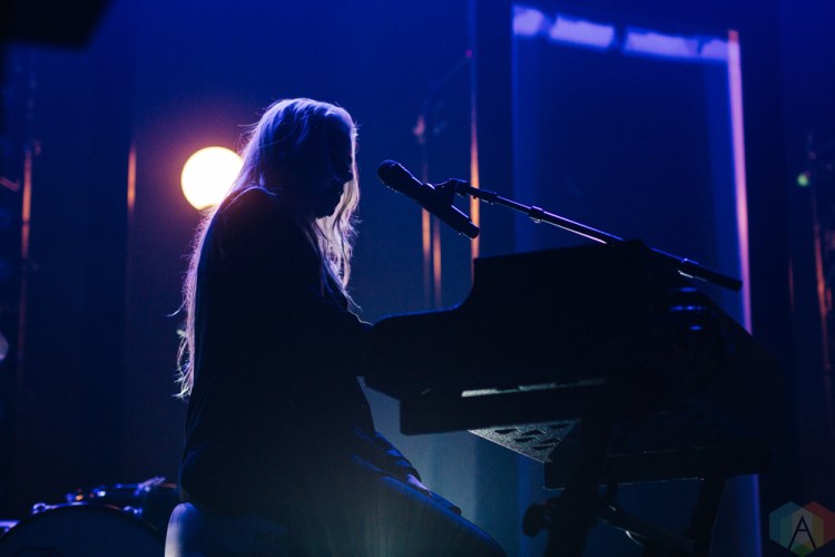 CHICAGO, IL - OCTOBER 22: PVRIS performs at Riviera Theatre in Chicago on October 22, 2017. (Photo: Kris Cortes/Aesthetic Magazine)