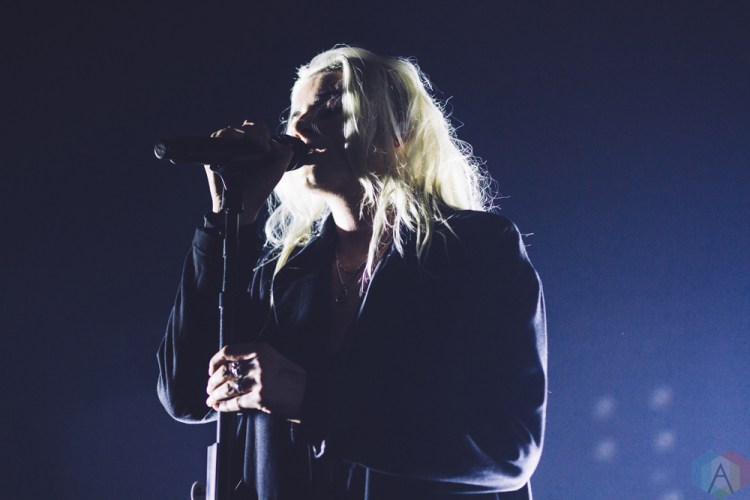 CHICAGO, IL - OCTOBER 22: PVRIS performs at Riviera Theatre in Chicago on October 22, 2017. (Photo: Kris Cortes/Aesthetic Magazine)