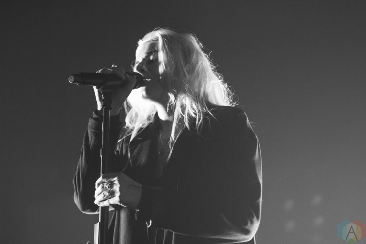 CHICAGO, IL - OCTOBER 22: PVRIS performs at Riviera Theatre in Chicago on October 22, 2017. (Photo: Kris Cortes/Aesthetic Magazine)