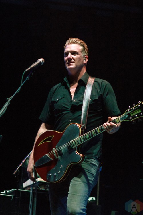 Queens Of The Stone Age performs at CalJam 2017 at Glen Helen Amphitheatre in San Bernardino, California on October 7, 2017. (Photo: James Alvarez/Aesthetic Magazine)