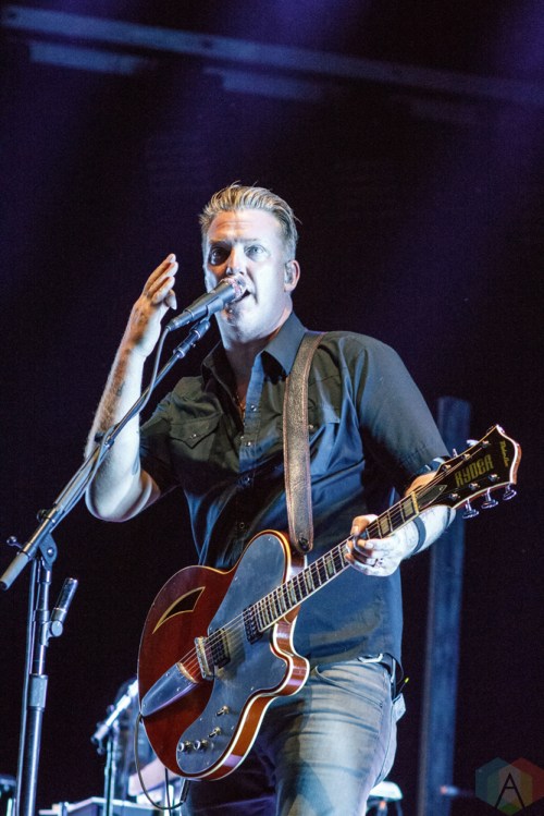 Queens Of The Stone Age performs at CalJam 2017 at Glen Helen Amphitheatre in San Bernardino, California on October 7, 2017. (Photo: James Alvarez/Aesthetic Magazine)