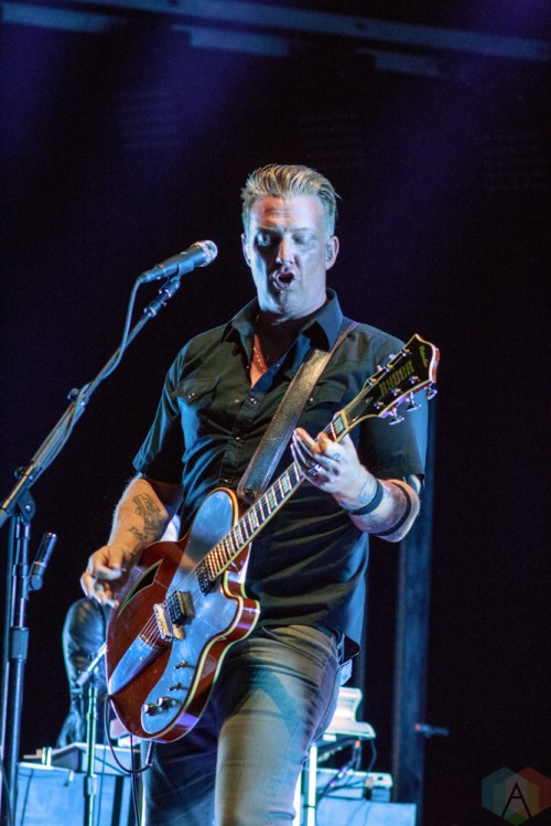 Queens Of The Stone Age performs at CalJam 2017 at Glen Helen Amphitheatre in San Bernardino, California on October 7, 2017. (Photo: James Alvarez/Aesthetic Magazine)