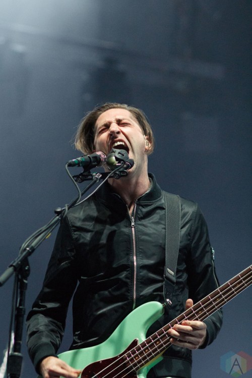 Queens Of The Stone Age performs at CalJam 2017 at Glen Helen Amphitheatre in San Bernardino, California on October 7, 2017. (Photo: James Alvarez/Aesthetic Magazine)