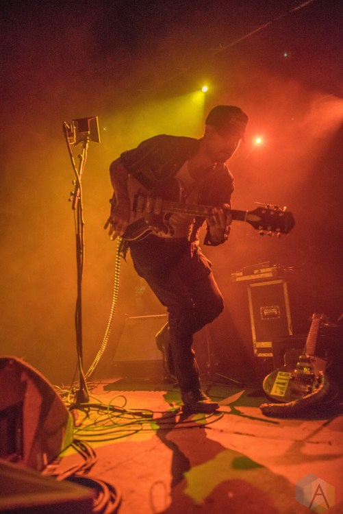 MANCHESTER, UK - OCTOBER 27: Restavrant performs at Manchester Academy in Manchester, UK on October 27, 2017. (Photo: Sabrina Ramdoyal/Aesthetic Magazine)