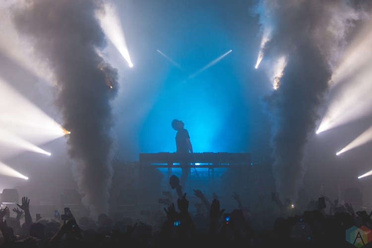 VANCOUVER, BC - OCTOBER 12: RL Grime performs at Vogue Theatre in Vancouver on October 12, 2017. (Photo: Isaac Wray/Aesthetic Magazine)
