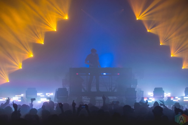 VANCOUVER, BC - OCTOBER 12: RL Grime performs at Vogue Theatre in Vancouver on October 12, 2017. (Photo: Isaac Wray/Aesthetic Magazine)