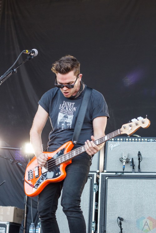 Royal Blood performs at CalJam 2017 at Glen Helen Amphitheatre in San Bernardino, California on October 7, 2017. (Photo: James Alvarez/Aesthetic Magazine)