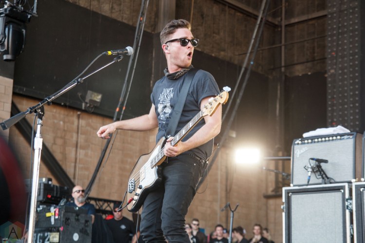 Royal Blood performs at CalJam 2017 at Glen Helen Amphitheatre in San Bernardino, California on October 7, 2017. (Photo: James Alvarez/Aesthetic Magazine)