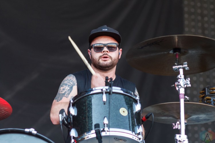 Royal Blood performs at CalJam 2017 at Glen Helen Amphitheatre in San Bernardino, California on October 7, 2017. (Photo: James Alvarez/Aesthetic Magazine)