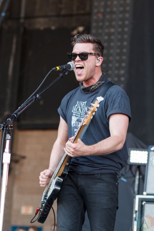 Royal Blood performs at CalJam 2017 at Glen Helen Amphitheatre in San Bernardino, California on October 7, 2017. (Photo: James Alvarez/Aesthetic Magazine)