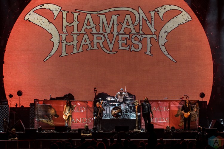Shaman's Harvest performs at Rogers Arena in Vancouver on October 1, 2017. (Photo: Quinn Middleton/Aesthetic Magazine)
