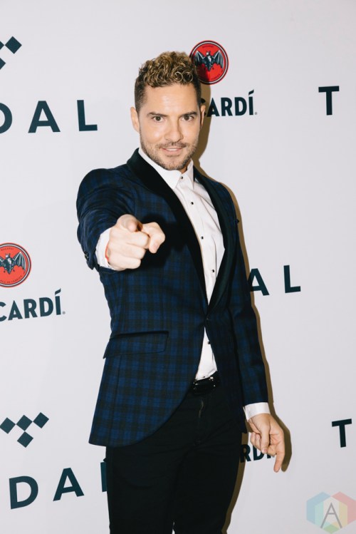 NEW YORK, NY - OCTOBER 17: David Bisbal attends the TIDAL X: Brooklyn red carpet at Barclays Center in Brooklyn, New York on October 17, 2017. (Photo: Stephan Ordonez/Aesthetic Magazine)