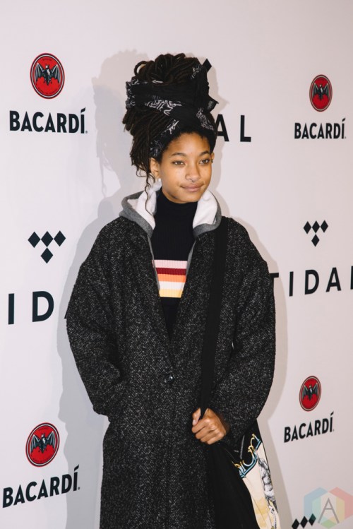 NEW YORK, NY - OCTOBER 17: Willow Smith attends the TIDAL X: Brooklyn red carpet at Barclays Center in Brooklyn, New York on October 17, 2017. (Photo: Stephan Ordonez/Aesthetic Magazine)