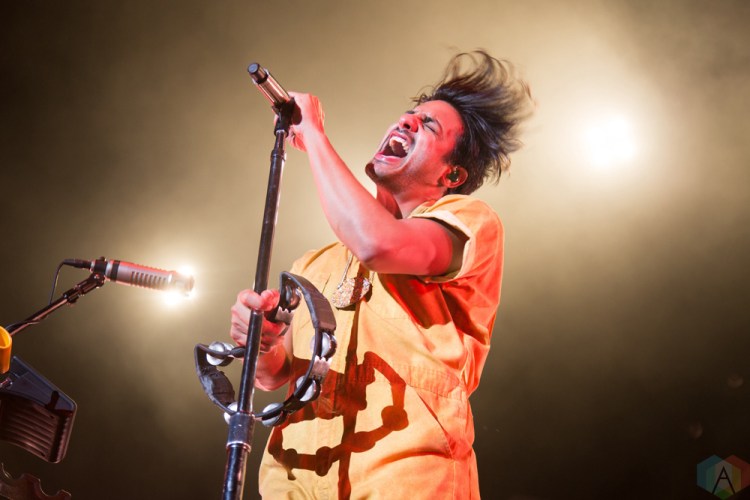 Young The Giant performs at FivePoint Amphitheatre in Irvine, California on October 5, 2017. (Photo: Alejandra Gomez/Aesthetic Magazine)