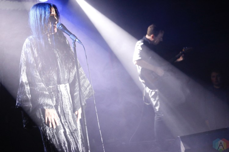 Zola Jesus performs at Longboat Hall in Toronto on October 6, 2017. (Photo: Eric Fefferman/Aesthetic Magazine)